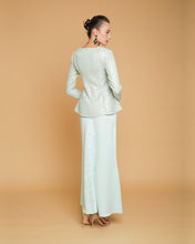 Camellia Luxe Peplum Baby Blue
