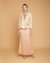 Camellia Luxe Peplum Nude
