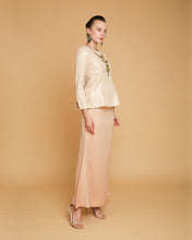 Camellia Luxe Peplum Nude