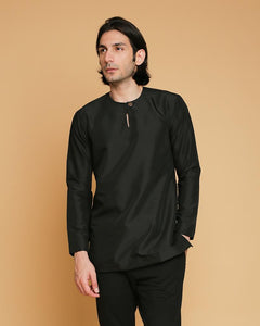 Kurta Teluk Belanga Klasik Black
