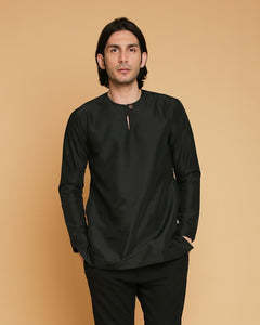 Kurta Teluk Belanga Klasik Black