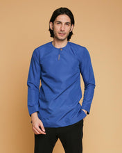 Kurta Teluk Belanga Klasik Sapphire Blue