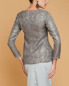 Camellia Luxe Peplum Grey