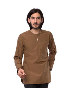 Kurta Raya 2018 - Kurta Bangsawan Soft Brown