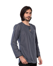 Kurta Lelaki Moden 2018 Grey