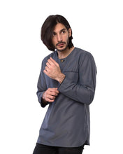 Kurta Lelaki Moden 2018 Grey