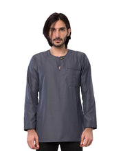 Kurta Lelaki Moden 2018 Grey